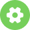 icon setting green
