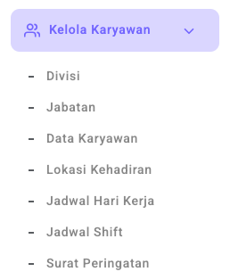 menu employees