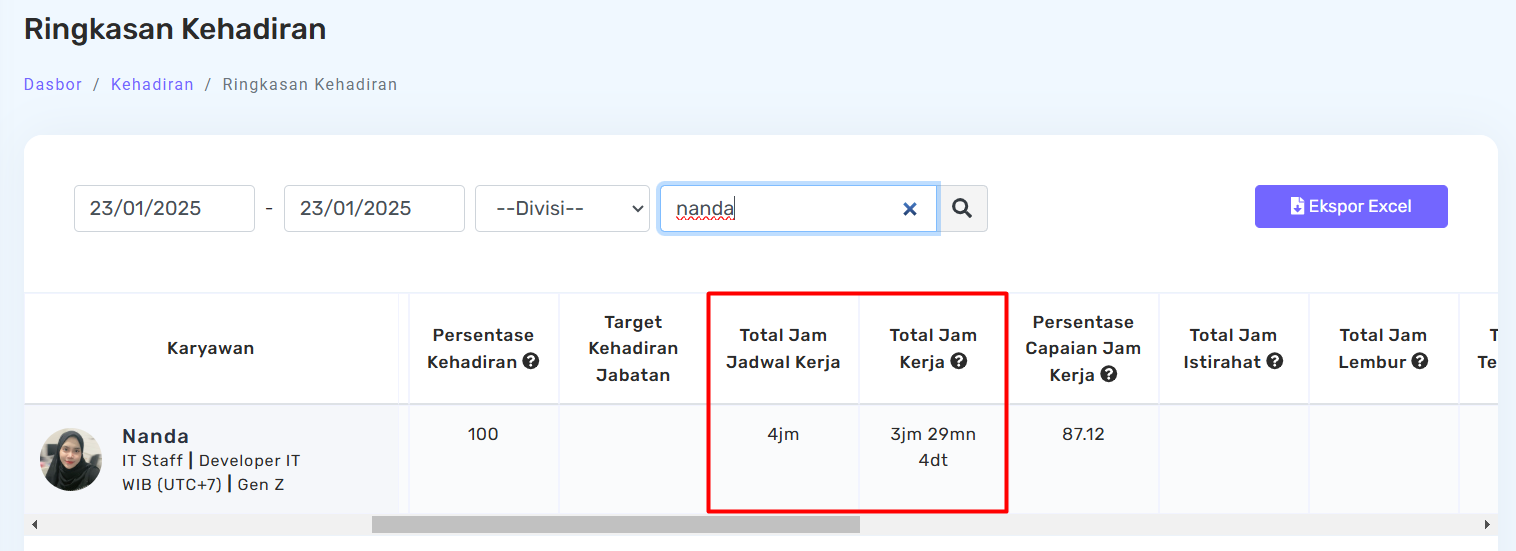 pengaturan cuti setengah hari