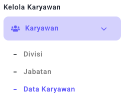 menu data employee
