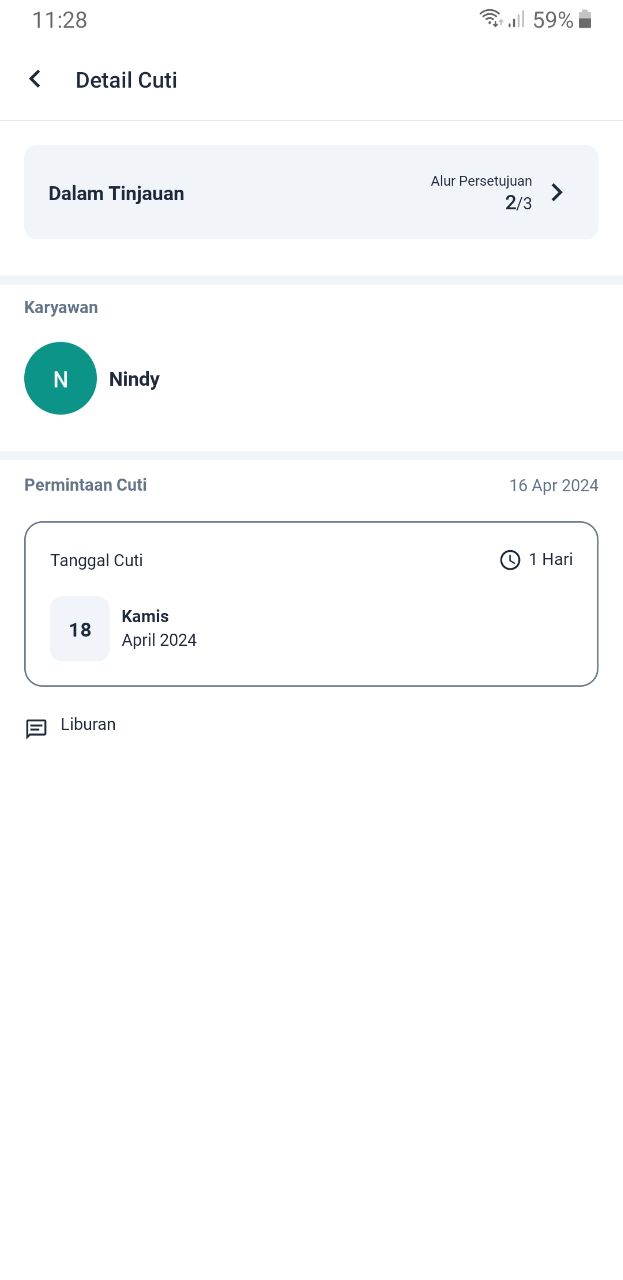 Alur persetujuan page