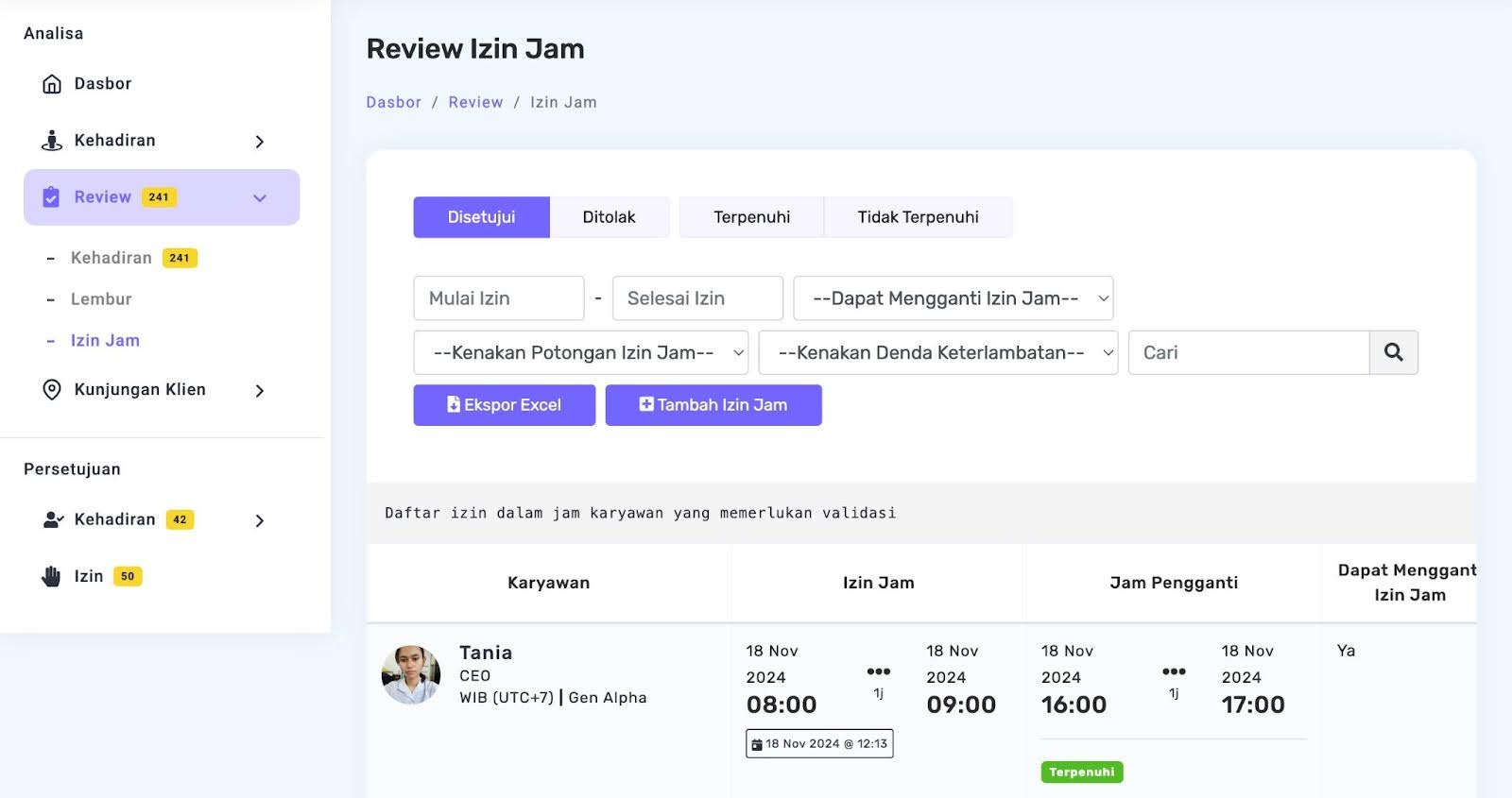 Leave Day Review