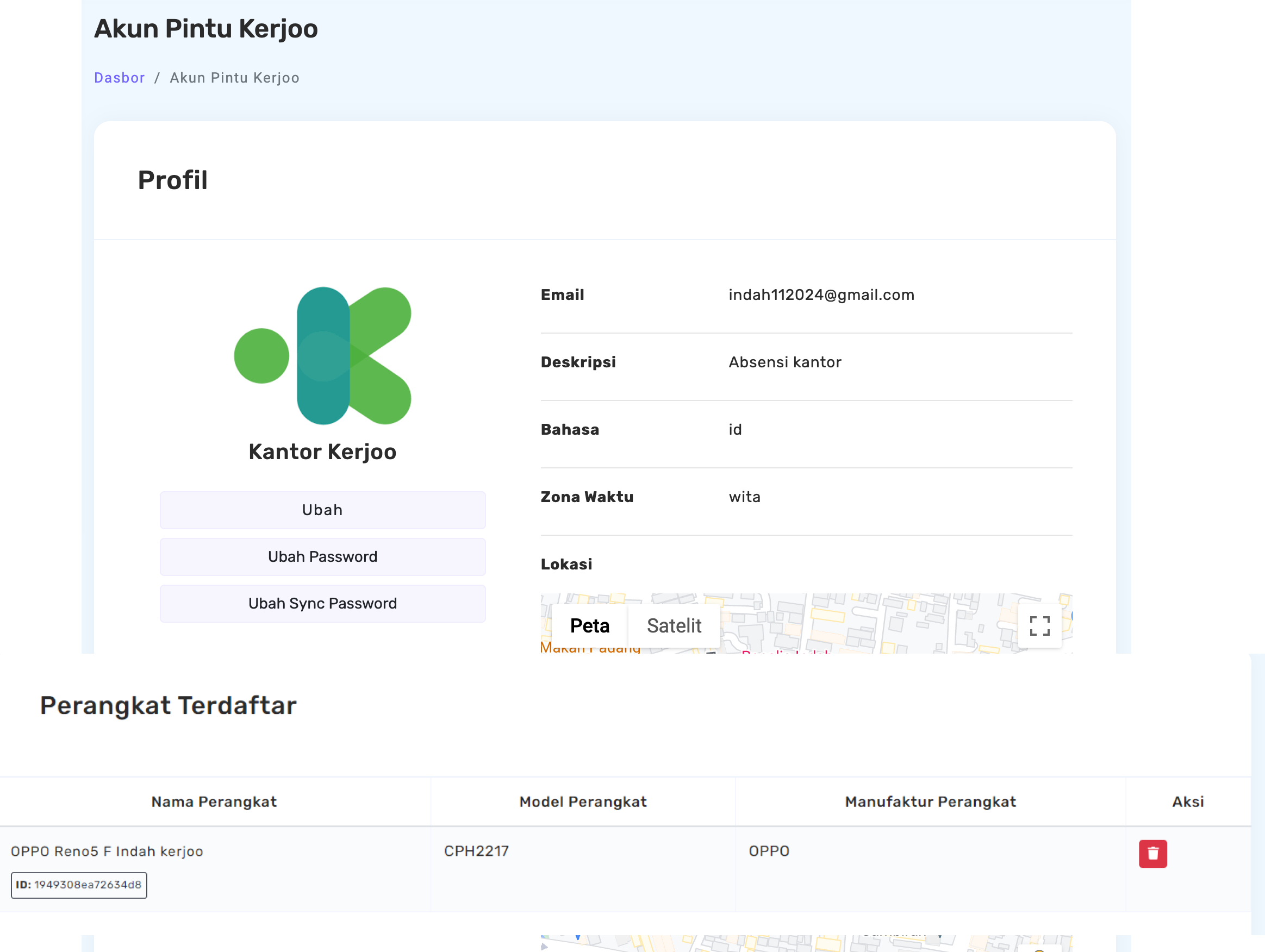 Pintu kerjo page